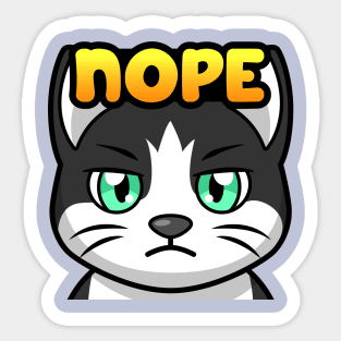 Angry Cat Sticker